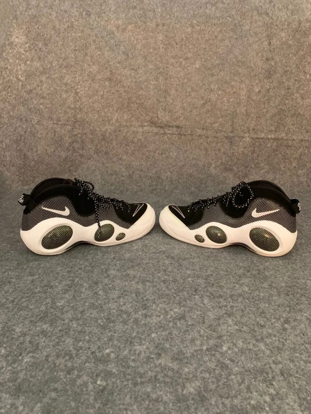 Nike Air Zoom Flight 95 Men’s 2015 Black Metallic Silver 806404-001 Sneakers - Picture 9 of 14